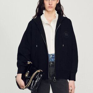 Sandro Mila Quilted Leather Crossbody